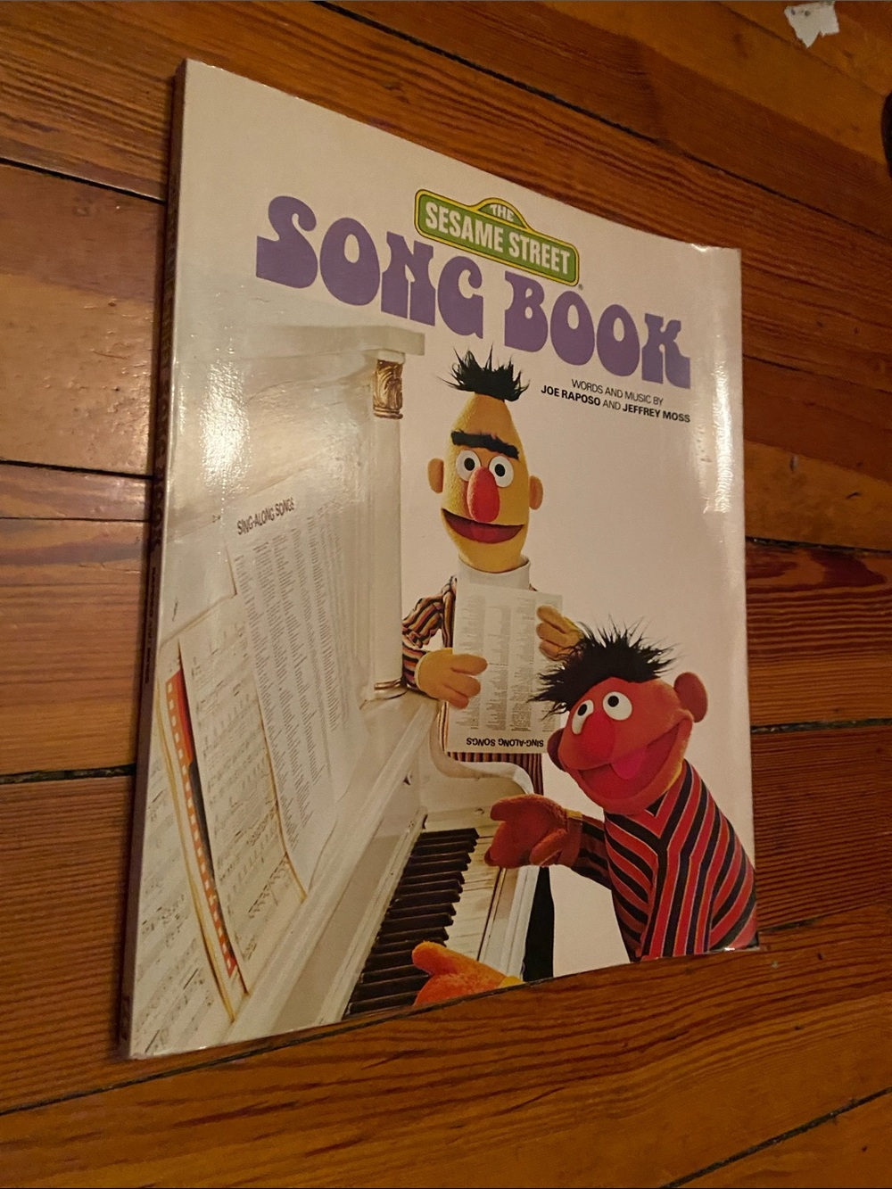 Vintage 70s 1970s Sesame Street Song sheet music book Big Bird Cookie Monster tv